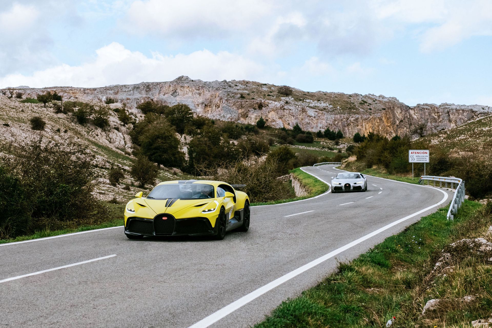 Day 2 of the Bugatti Grand Tour Europe 2023, road to Marqués de Riscal Hotel.